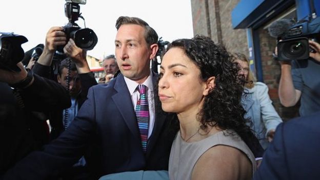 Eva Carneiro leaving the employment tribunal