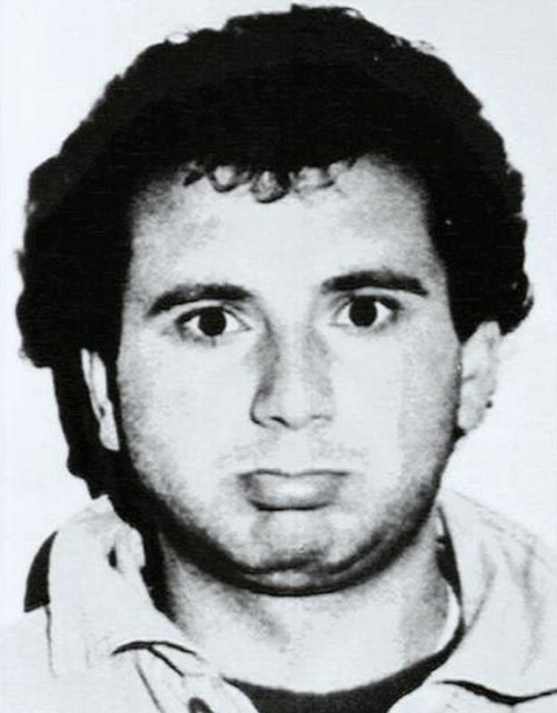 Giovanni Brusca after his arrest, 1996