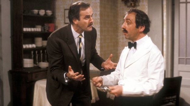 John Cleese & Andrew Sachs in Fawlty Towers