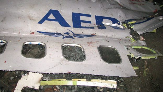 Avión Boeing 737 de Aeroflot-Nord que se estrelló en Perm, Rusia, en 2008.