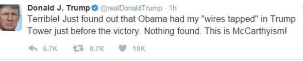 Trump tweet