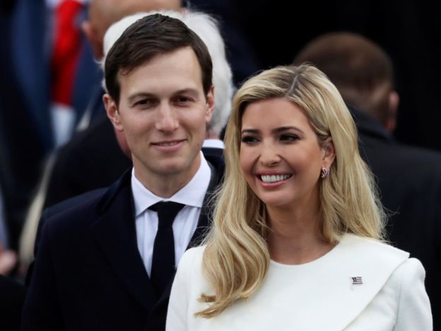 Ivanka Trump e o marido Jared Kushner.