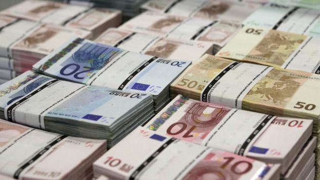 χαρτονομίσματα ευρώ