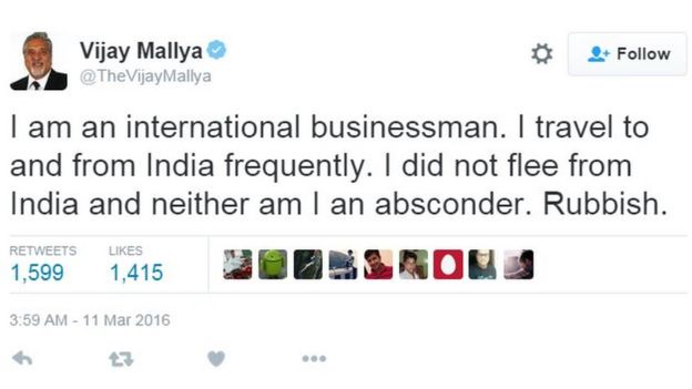 I am an international businessman. I travel to and from India frequently. I did not flee from India and neither am I an absconder. Rubbish.