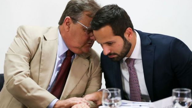 Geddel Vieira Lima e Marcelo Calero