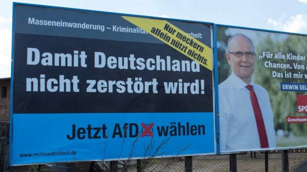 AfD poster in Greifswald, 30 Aug 16