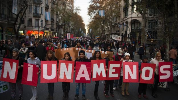El movimiento #NiUnaMenos contra la violencia de género creció significativamente en los últimos años.
