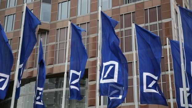Banderas del Deutsche Bank