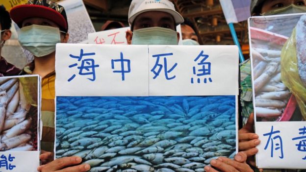 A Vietnamese protest against Formosa in Taiwan