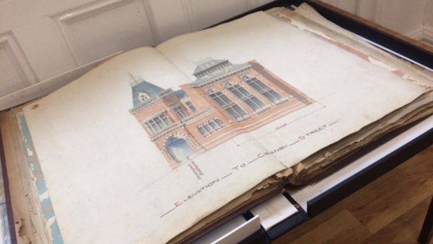 Joseph Goddard's book on his design of the former bank building on Granby Street, Leicester