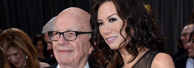 Rupert Murdoch and Wendy Deng in 2013