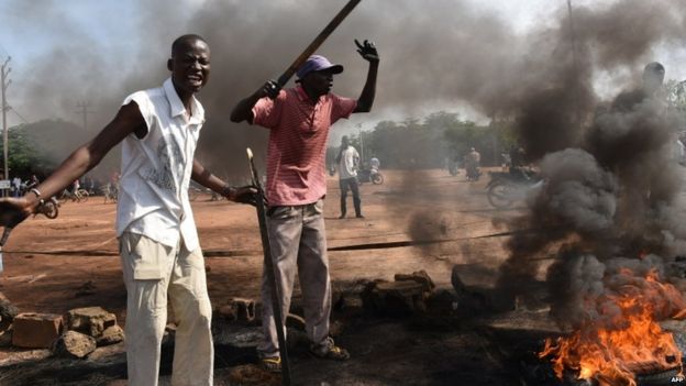 Protests in Burkina Faso against a proposal to end a coup from Ecowas