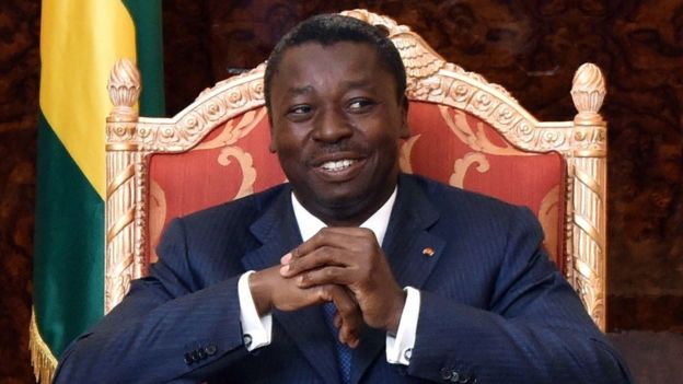 Togolese president Faure Gnassingbe Eyadema