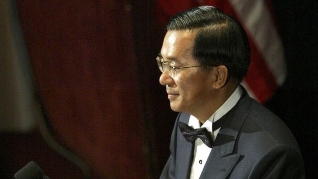 陳水扁途經美國紐約接受國際人權聯盟頒發人權獎並發表演說