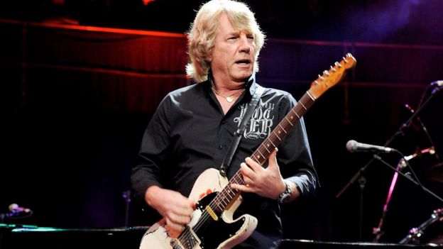 Rick Parfitt performs at The Prince's Trust Rock Gala in London in November 2010