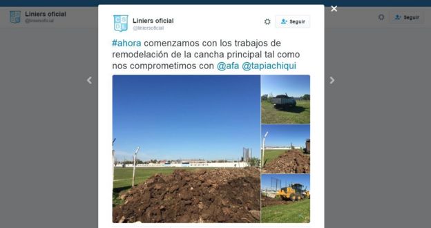 Cuenta oficial de Liniers