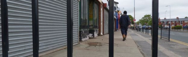 man on street in Hull
