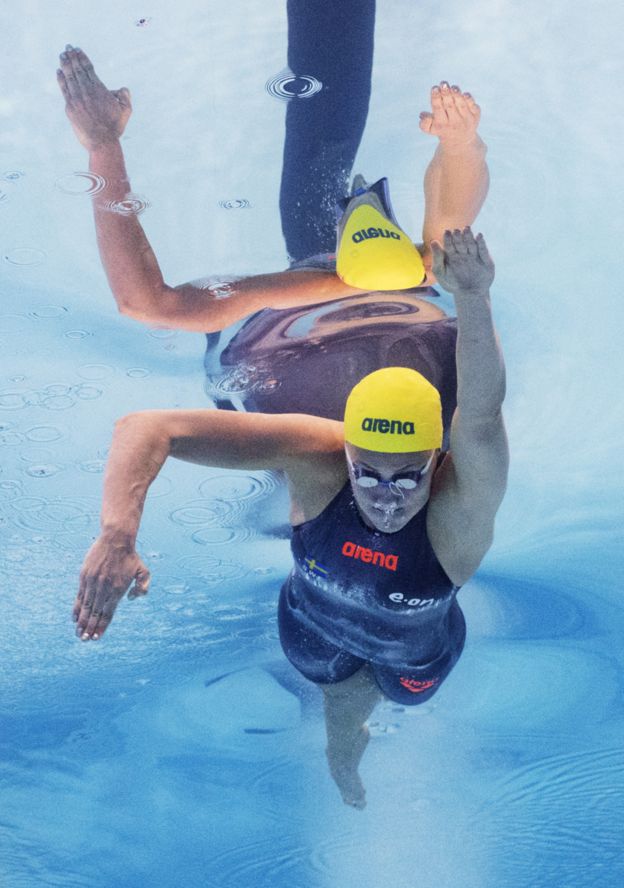 Nadadora de estilo libre