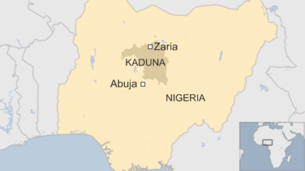 Map of Zaria