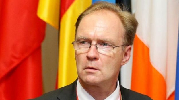 பதவி விலகிய ஐரோப்பிய ஒன்றியத்துக்கான பிரிட்டனின் தூதரான இவான் ரோஜர்ஸ்