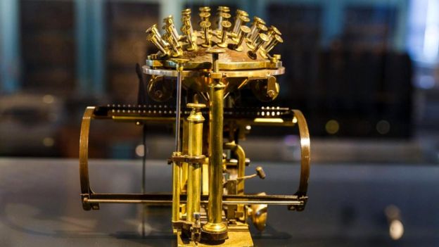     , Hansen Writing Ball,     1870 ,         