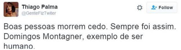Twitter user GenteFizTwiter says: