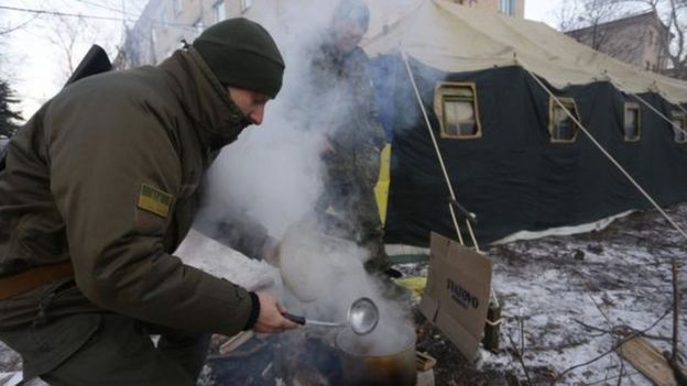 Soldado en Avdiivka