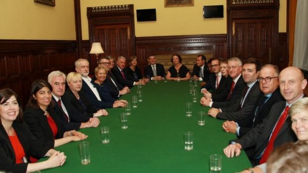 Shadow cabinet meeting