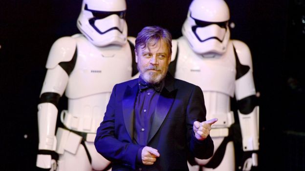 Mark Hamill is back as Luke Skywalker