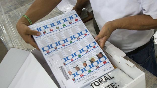 Boleta electoral de Nicaragua