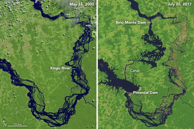 Volta Grande do Xingu após Belo Monte