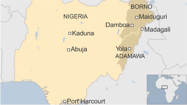 Map of Nigeria