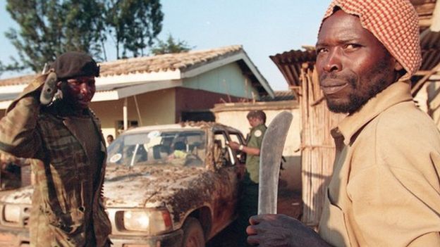 Hutu militiamen in 1994