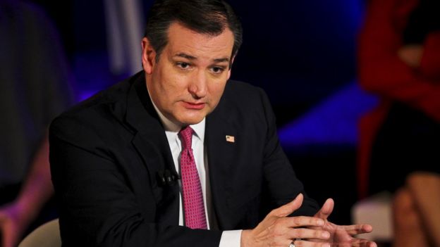 Republican presidential hopeful Ted Cruz