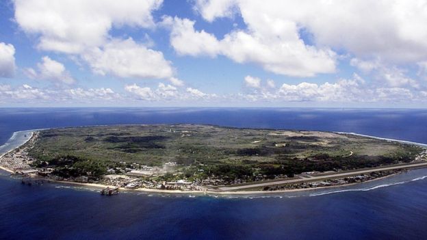 The Pacific island of Nauru