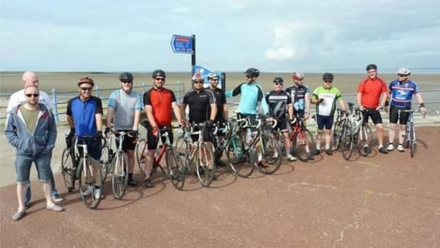 James Walker 100 cyclists