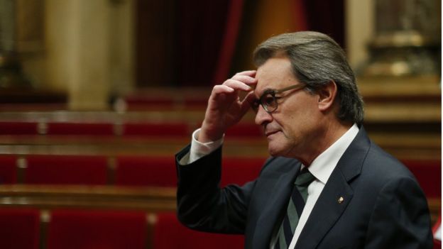 Acting Catalan President Artur Mas (10 Nov)