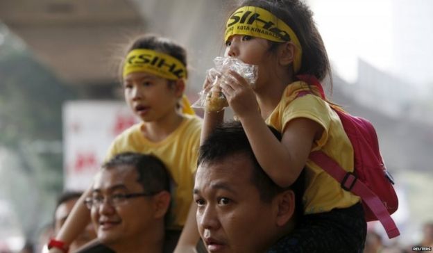 Children at the rally in Kuala Lumpur (30 Aug 2015)