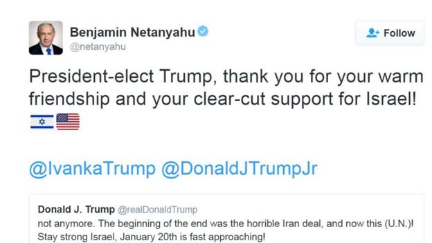 Twiter PM Benjamin Netanyahu