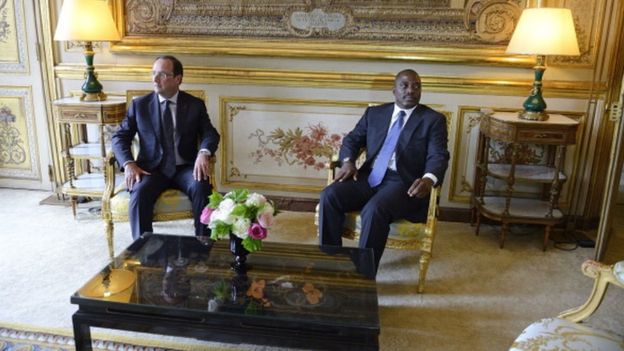 François Hollande et Joseph Kabila