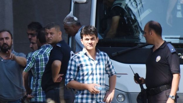 Soldiers accused of involvement in Turkey's coup appear in court