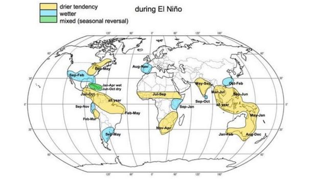 el Nino Map