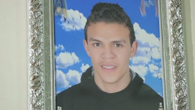 Cuadro con la foto de Ibrahim