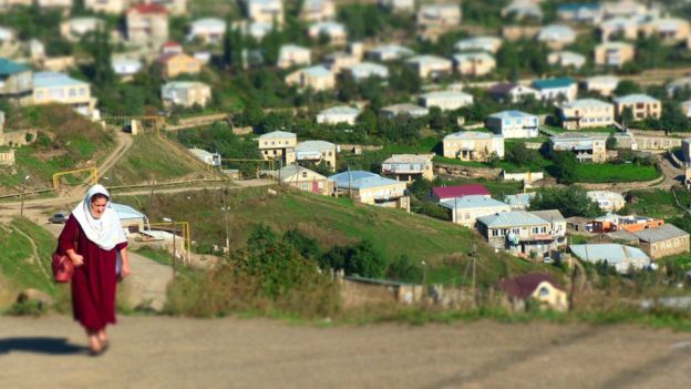 Посёлок Кубачи (новые) в Дахадаевском районе Республики Дагестан