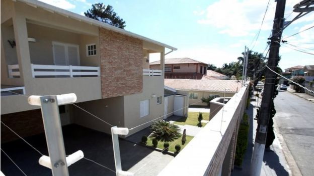 A general view is seen of the house of Aparecida Schunck, the mother of Formula One chief Bernie Ecclestone's wife, Fabiana Flosi, who was kidnapped in Sao Paulo, according to reports in a leading Brazilian news magazine, Brazil, July 26, 2016.