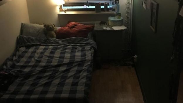 Quarto arrumado após três dias