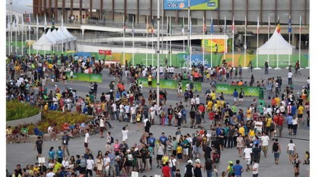 Entrada da Arena Carioca em foto de 6 de agosto