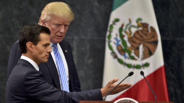 Enrique Peña Nieto y Donald Trump