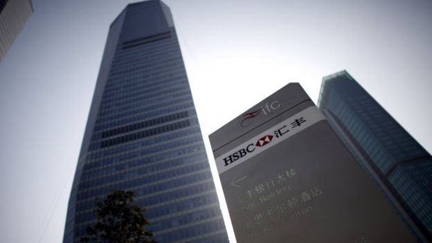 HSBC headquarters in Shanghai