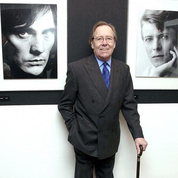 Lord Snowdon at an exhibition of his work in 2002